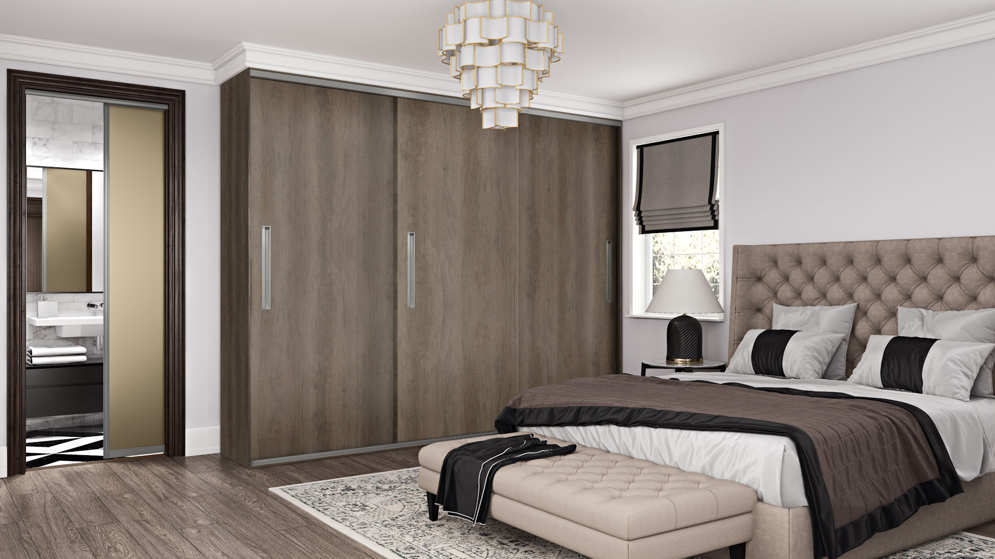 Image of sliding wardrobe doors provided by SWS Wardrobes